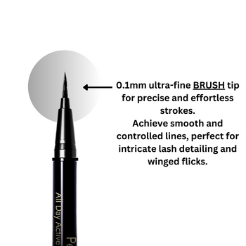 Perfect Optimizer™ All Day Active® Vegan Waterproof  Liquid Eyeliner- Black Brush Tip